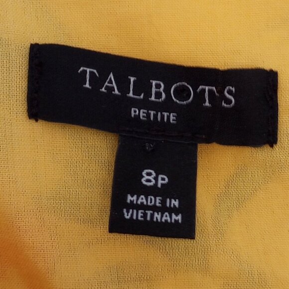 Talbots Tropical Birds of Paradise Floral Midi Dress - Picture 3 of 13